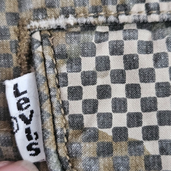 Levis Camo Cargo Pants Men 38x32 Utility Woodland Military Workwear Hunting - Picture 7 of 15